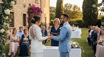 Cerimonia civile in comune, al castello, al ristorante o in resort.
