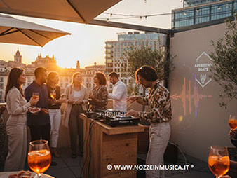 Nozze in Musica mette a disposizione anche il karaoke con 5000 basi musicali e Maxi schermo