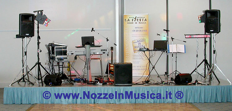 Postazione Musicale per Feste di piazza