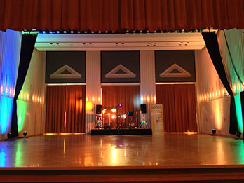 Postazione musicale Large luci e Maxi Schermo