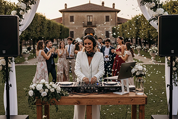 Deejay per Aperitivo con musica di sottofondo, house, chille out, successi internazionali con Nozze in Musica